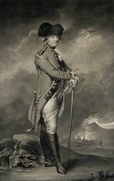 General Cornwallis (1738-1805) graviert von John Jones (ca. 1745-97) 6. März 1793 von Daniel Gardner